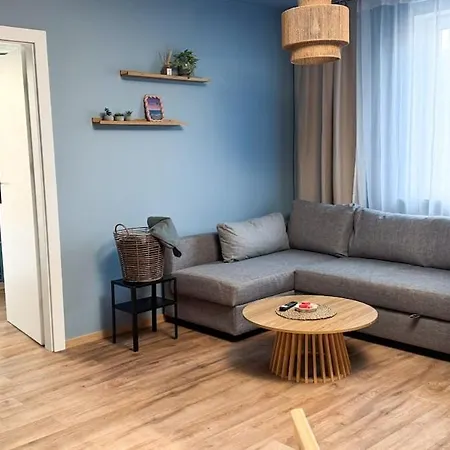 Blue With Balcony Apartment